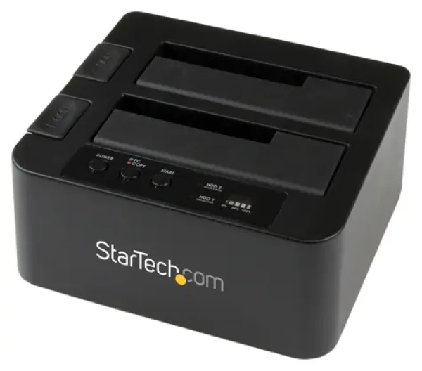 StarTech USB 3.0 a eSATA duplikátor diskov / Duplikátor disku / 2,5 "a 3,5" SATA HDD/SSD / Chipset JMS562 (SDOCK2U33RE)