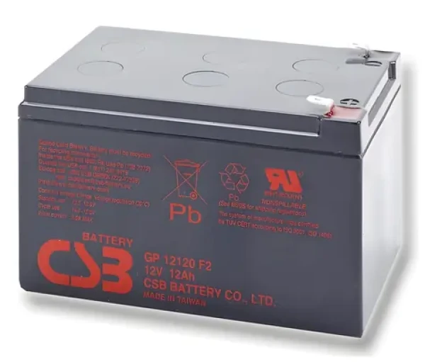 CSB GP12120 F2 / Záložný akumulátor VRLA AGM / 12V / 12Ah (GP12120 F2)