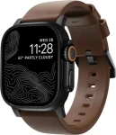 Nomad Modern Band remienok pre Apple Watch 46mm/49mm hnedá/čierna (NM01197485)