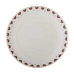 Bloomingville Kameninový tanier Jolly Red Ø 26,5 cm