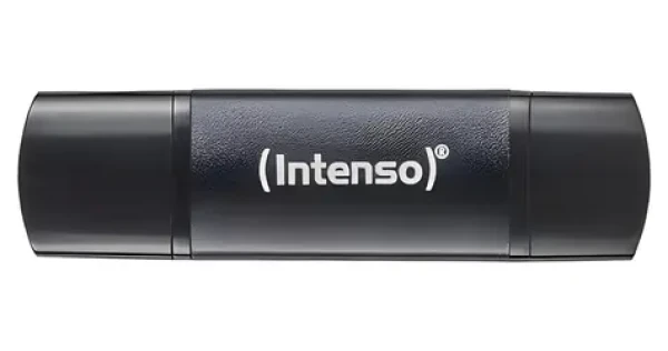 INTENSO Flex Line 256GB čierna / Flash disk / USB-C, USB-A / USB 3.2 Gen 1 / čítanie a zápis 70 MB/s (3544492)