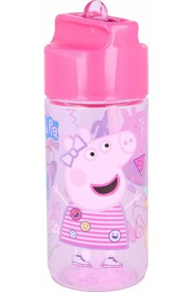 STOR Fľaša na pitie Tritan Prasiatko Peppa 430 ml (152663)