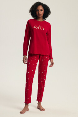 DÁMSKE PYŽAMO DOTIE 43718 AW25 Červená S