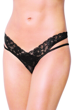 Erotické 2438 black SOFTLINE COLLECTION černá M/L