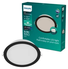 MESON podhľadové LED svietidlo 16,5 W 3000K 150mm čierne / LED podhľadové svietidlo / Kov / 220-240 V (SKL000524089)