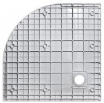 BESCO - Štvrťkruhová sprchová vanička VEXO - biela VANKVEX90CTVRTW