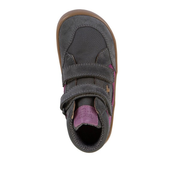 Chlapčenské celoročné členkové barefoot topánky UP HILL TEX DARK GRAY Froddo G3110281-14 - 24