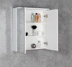 AQUALINE - KAWA STRIP Galérka s LED osvetlením 60x70x22cm, biela WGL60S