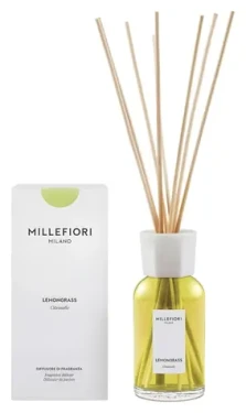 Millefiori Milano Lemon Grass / Vonný difuzér / 250 ml / Svieža citrusová vôňa (77DDLG)