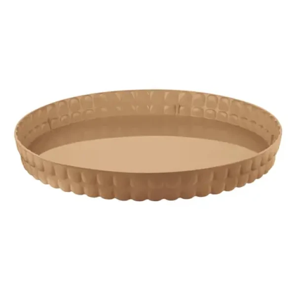 Guzzini TIFFANY podnos terracotta / Podnos / priemer 35,6 cm / akrylát (198901242)