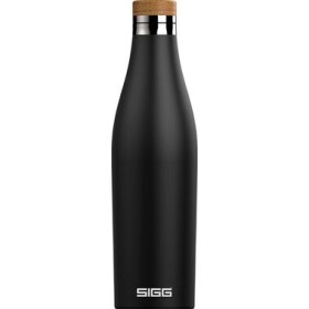 SIGG Meridian 0.5 l čierna / Dvojstenná nerezová fľaša (8999.20)