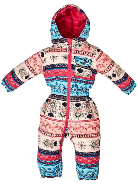 ROJO GIRLS ONESIE FOLKLORE PRINT detská zimná bunda - 1