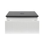Kúpeľňová skrinka so žulovou doskou SAT Evolution 78x30x44, 8 cm biela mat SATEVO80WMZ SATEVO80WMZ