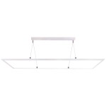 Deko Light 342221 LED Panel transparent, eckig, 50 W, 3000/4000 K, Weiß závesné svietidlo En.trieda 2021: E (A - G) LED pevne zabudované LED osvetlenie 53 W; 342221