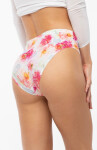 Klasické bielo-červené nohavičky Peony Simple - Julimex XL