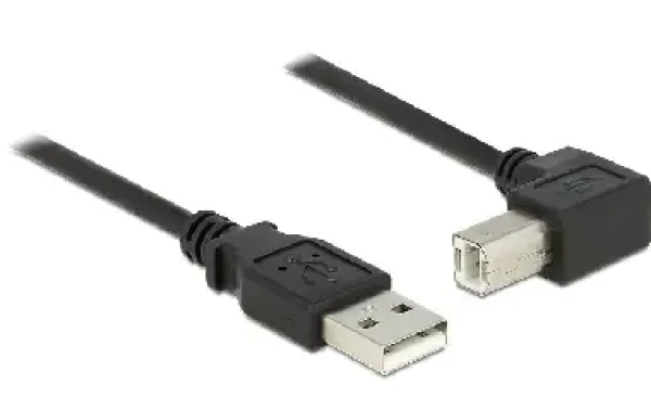 DeLock kábel USB 2.0 A samec USB 2.0 B samec / pravouhlý / 5 m (83530)