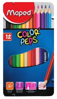 Maped Pastelky trojhranné Color#39;Peps 12ks v plechovej krabičke (25529)