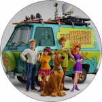Jedlý papier Scooby Doo tím 19,5 cm - Pictu Hap - Pictu Hap
