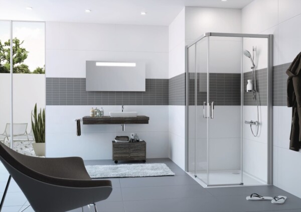 HUPPE - Sprchovací kút štvorec 90x90 cm Hüppe Classics 2 Easy Entry C25002.069.322 C25002.069.322