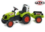 Falk Šliapací traktor 1040B Claas Arion 430 s vlečkou