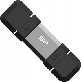 Silicon Power Pendrive Mobile C51 128GB USB-A USB 3.2 Type-C 120MB/s strieborný