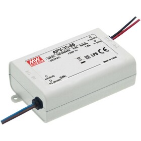 MEAN WELL APV-35-24 napájací zdroj pre LED konštantné napätie 36 W 0 - 1.5 A 24 V/DC bez možnosti stmievania, ochrana proti prepätiu; APV-35-24
