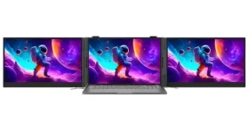 15,3" Blackview DCM8 čierna / Duálny prenosný monitor / IPS / 1920×1200 / 60Hz / USB-C (DCM8/BV)