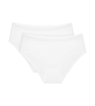 Dámske nohavičky Feel Of Cotton Midi 2P - Triumph bílá (0003) 046
