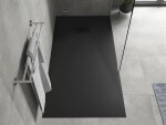 MEXEN/S - Hugo sprchová vanička SMC 180x90, čierna, krytka čierna 42709018-B