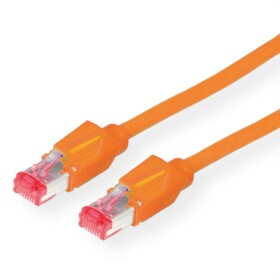 Secomp 21.05.2035 RJ45 sieťové káble, prepojovacie káble CAT 6 S/FTP 3.00 m oranžová dvojžilový tienený, bez halogénov, samozhášavý 1 ks; 21.05.2035
