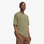 Tričko adidas Trefoil Essentials Washed Loose Dropped Shoulder T-Shirt Olive Strata XXL