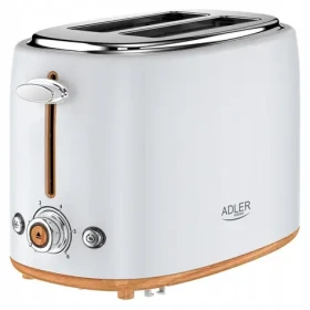 Adler AD 3225 biela / Toaster / 950W / 2 toasty / ohrievač žemlí / DEFROST REHEAT STOP (AD 3225)