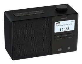 Philips TAR5600/00 čierna / Rádiobudík / Bluetooth 5.3 / LCD displej / 10W (TAR5600/00)