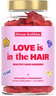 BLOOM ROBBINS Healthy hair gumíky jednorožci 60 ks