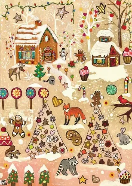 MAGNOLIA Puzzle Perníková ríša divov