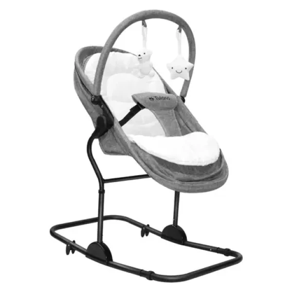 Tulano Moon 35 4 v 1 šedá / Hojdacie lehátko / od narodenia do 9 kg (TN-MOON 35 GREY)