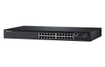 DELL Networking N1524P POE+ / 24x RJ-45 / riadený / 4X SFP+ 10GbE / 1RU (210-AEVY)