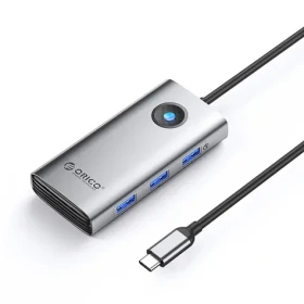 Orico PW11-6P USB HUB sivá / 3x USB-A + 1x USB-C + 1x HDMI