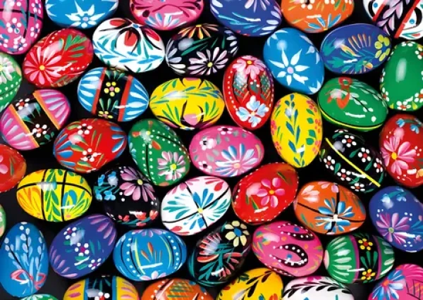 YAZZ Puzzle Maľované veľkonočné vajíčka