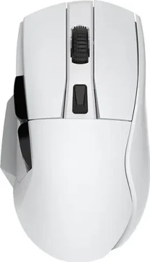 Dareu A955 RGB biela / Herná bezdrôtová myš / 12000DPI / 6 tlačidiel / nabíjacia stanica / USB-C / BT / 2.4G (TM242F08602R)