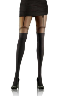 Dámske pančuchy FASHION 08 20/40 DEN 2-S černá