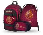 BAAGL SET 3 Skate Harry Potter Bradavice vínový: batoh, peračník, sáčok (A-35421)