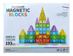 Mamido Mamido Magnetická stavebnica 193 dielov Rainbow XXL