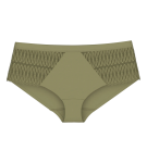 AURA SPOTLIGHT - Maxi nohavičky: vysoký pás a jemné detaily Triumph Olive Gold 40