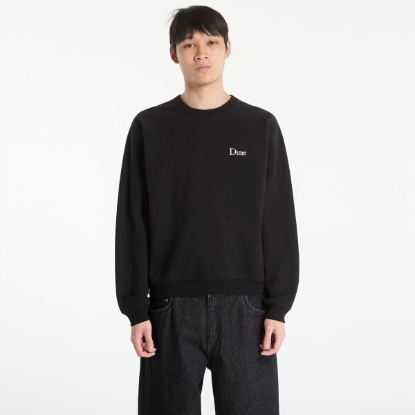 Mikina DIME Classic Small Logo Crewneck UNISEX Black L
