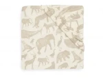 Jollein Prestieradlo napínacie 40/50 x 80/90 cm Animals Nougat (511-501-67044)