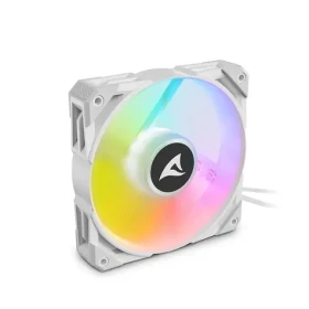 Sharkoon Rebel F50 PWM biela / vetráčik / 120mm / RGB / 35 dBA / 2000 RPM / 77.6CFM (4044951040162)