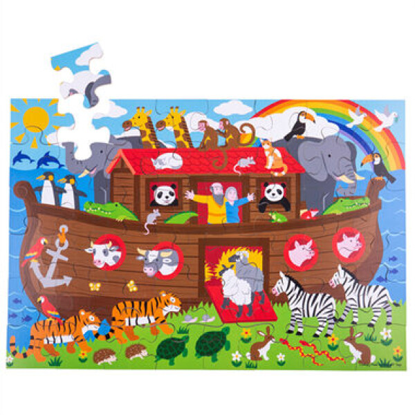 Bigjigs Toys Podlahové puzzle Noemova archa