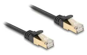DeLock / Sieťový kábel / RJ45 - RJ45 / Cat.6A S/FTP / plochý / 7,5 m (80329)