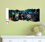 Veselá Stena Samolepka Avengers